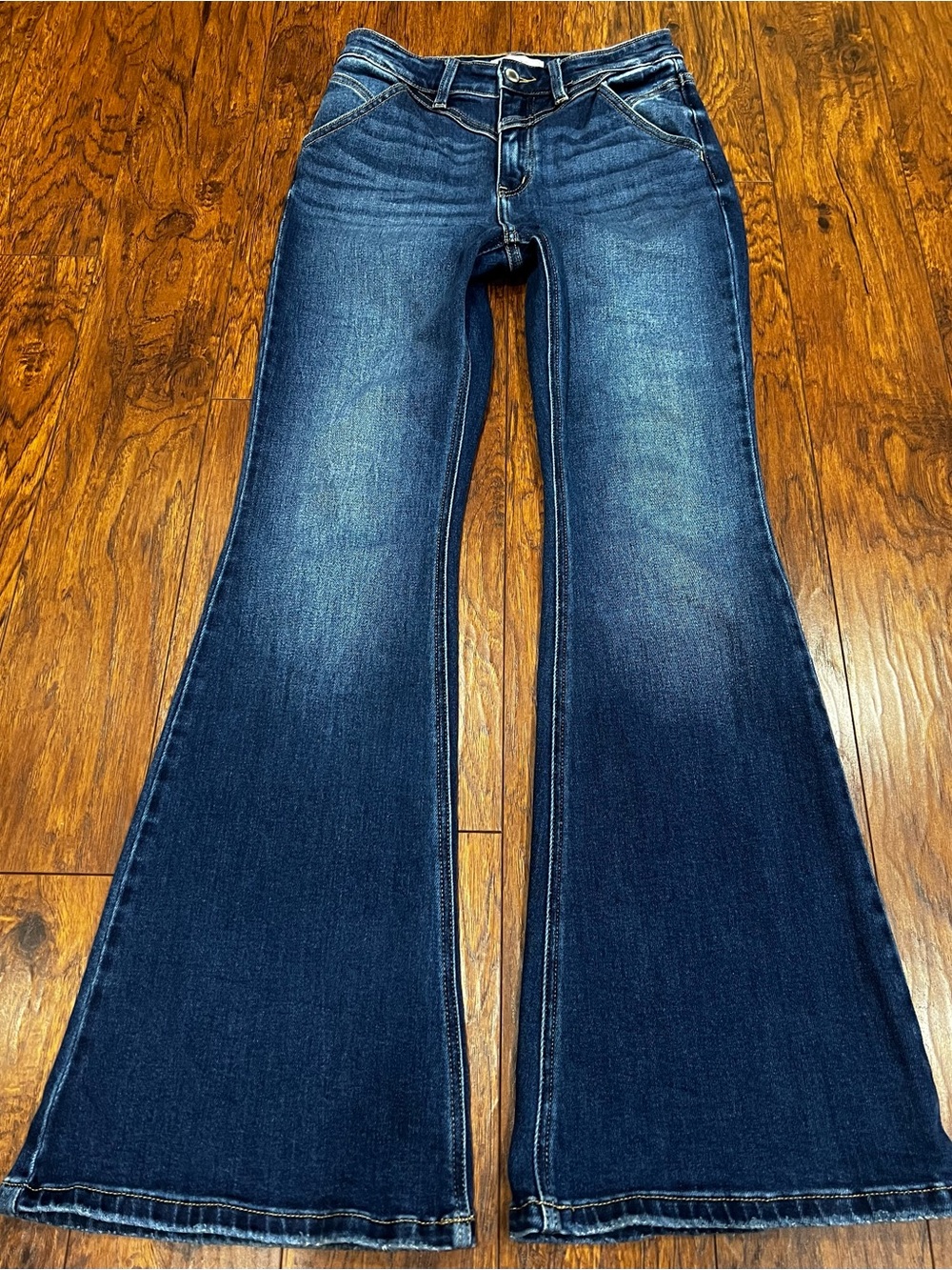 KanCan High Rise Flare Jeans SZ 27 Fade